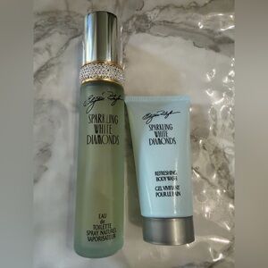 Elizabeth Taylor Sparkling White Diamonds Eau de Toilette and Body Wash